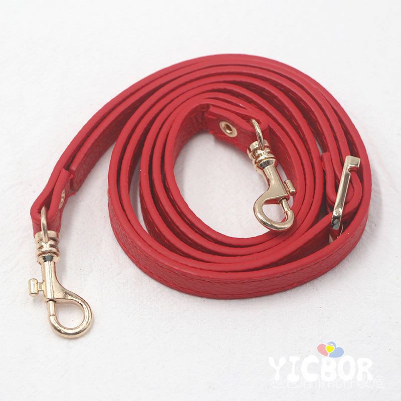 Dây Đeo Túi Xách PU Bản Rộng 12mm Họa Tiết Trái Vải Có Thể Điều Chỉnh