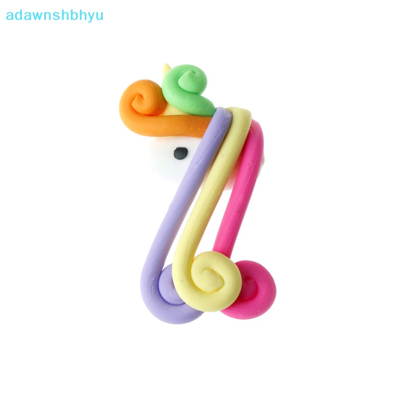 Set 10 Phụ Kiện Trang Trí Điện Thoại / Sổ Lưu Niệm Hình Kỳ Lân Bằng Nhựa resin Diy