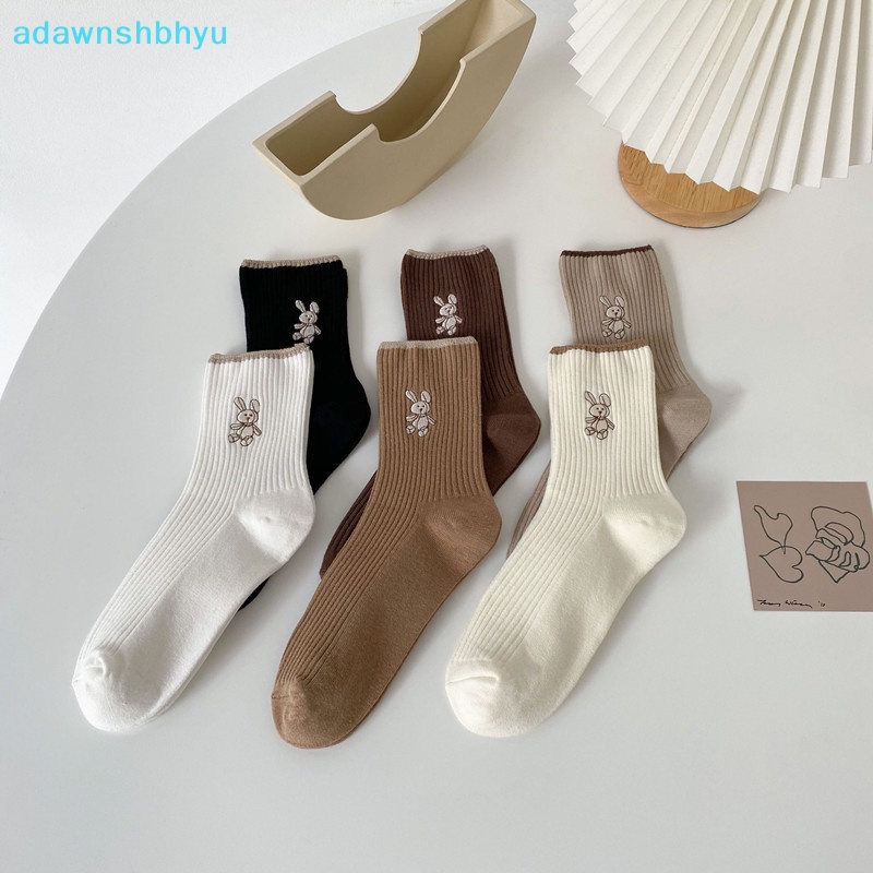 Tất Cotton Thoáng Khí In Hình Thỏ Dễ Thương Phong Cách Nhật Bản Thời Trang Cho Nữ 2023