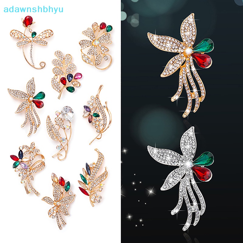 Trâm Cài Áo Hình Hoa Đính Đá Nhiều Màu Sắc Kiểu Vintage Thời Trang Cho Nữ