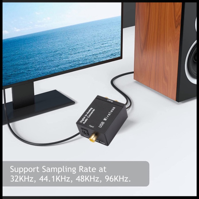 Bộ Chuyển Đổi Âm Thanh Kỹ Thuật Số Zevaret Bluetooth 5.0 Toslink Coaxial Sang Rca R / l