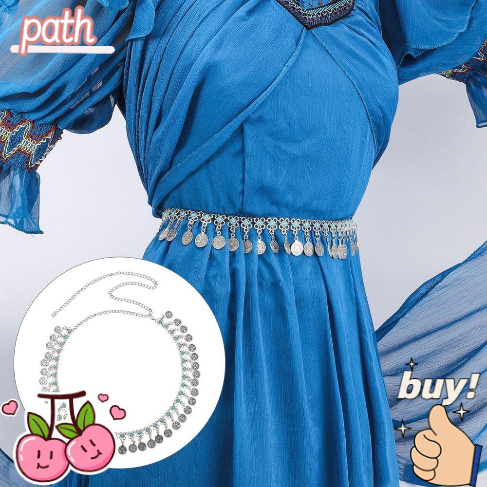 Thắt Lưng Dây Xích Kim Loại Thanh Lịch Cho Múa Bụng