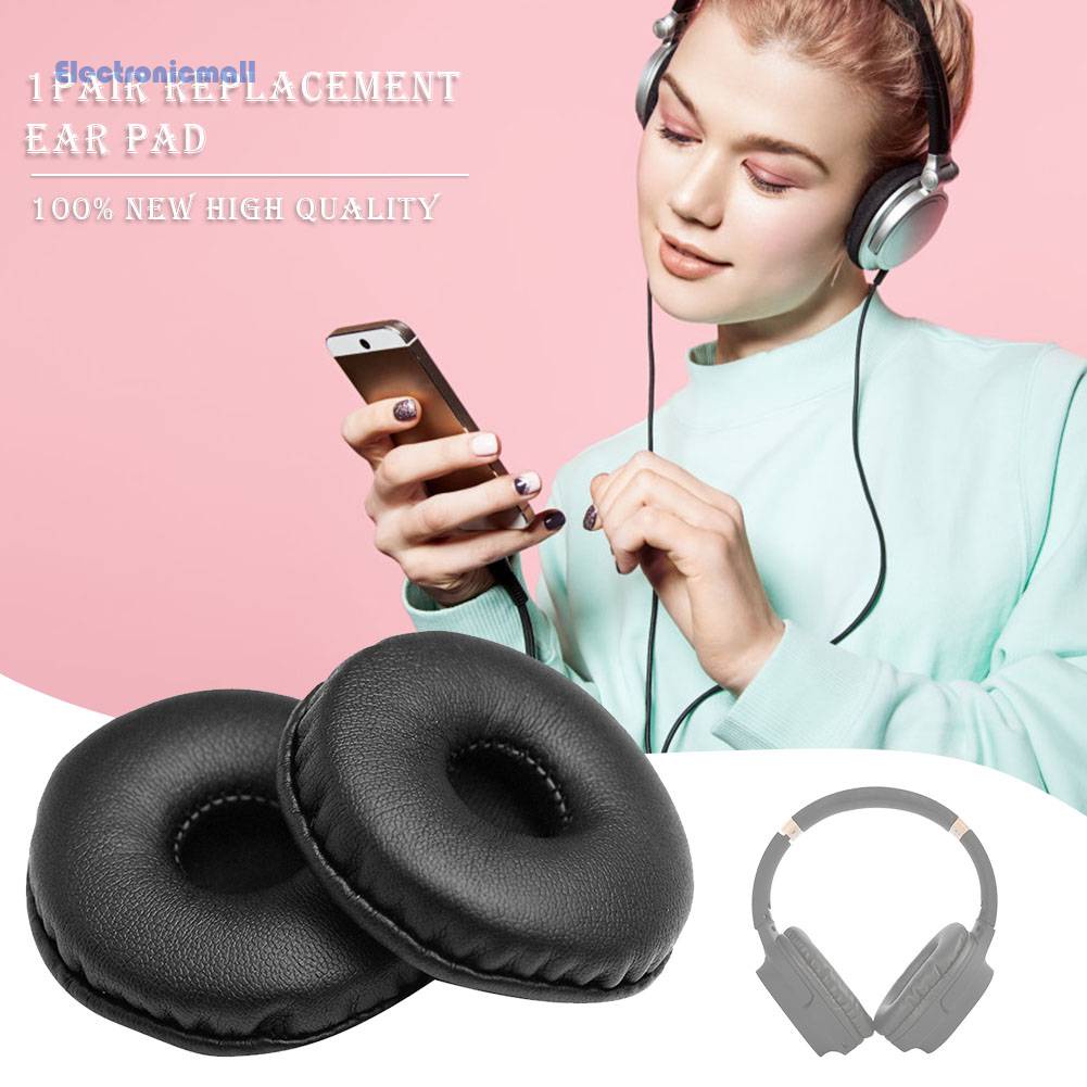 1 Cặp Vỏ Bọc Đệm Tai Nghe Thay Thế Bằng Da PU Thông Dụng Cho ElectronicMall01.vn