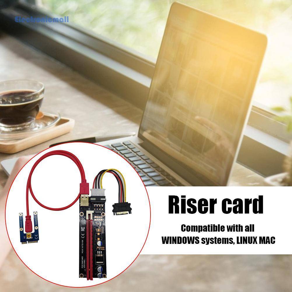 Card Mở Rộng PCIE USB 3.0 Mini PCI-E SATA Sang 4 Pin 6 Pin 16X