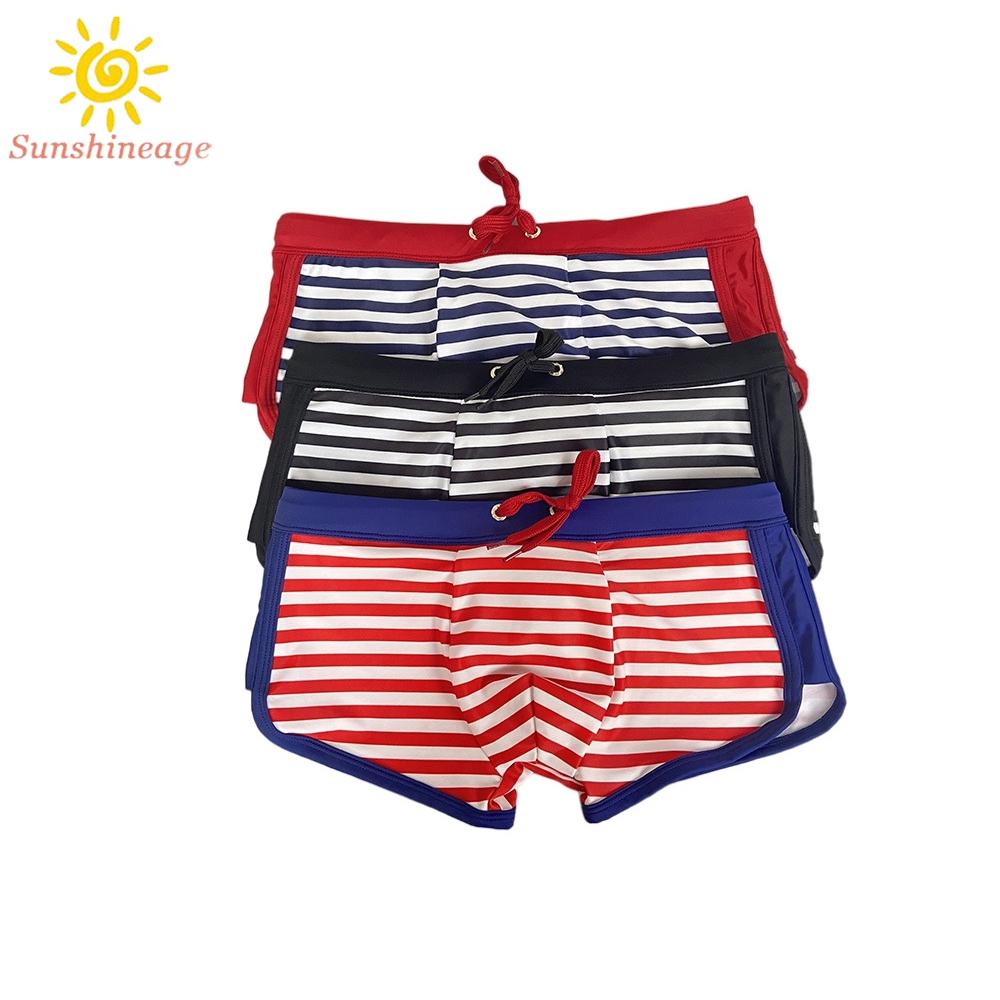 Quần Short Bơi Kẻ Sọc Thời Trang Cho Nam