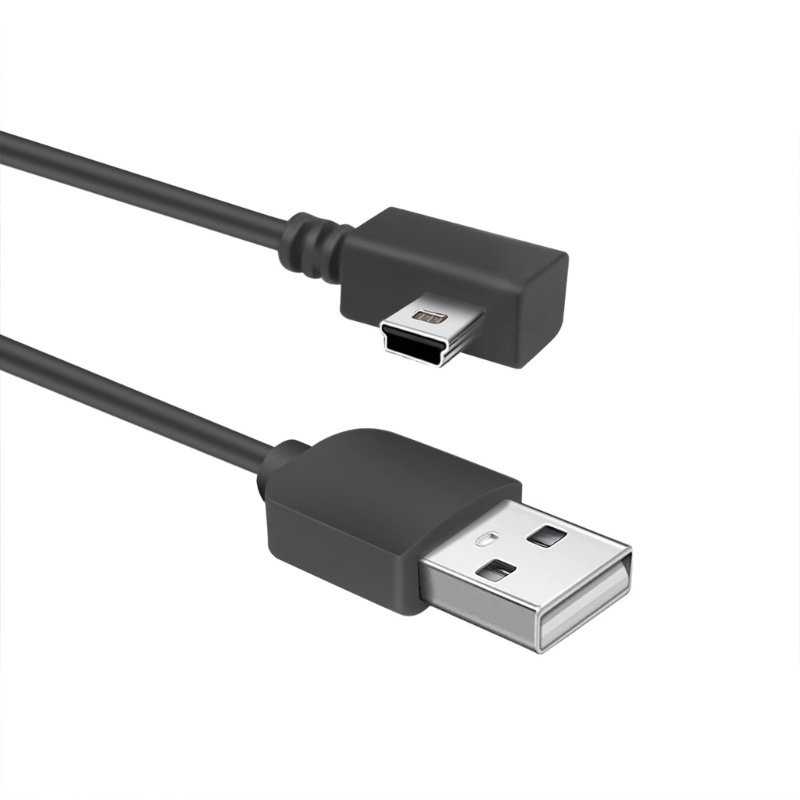Dây Cáp Sạc Chuyển Đổi USB2 0 Sang Mini USB Góc 90 Độ Chuyên Dụng Cho Máy Quay Phim