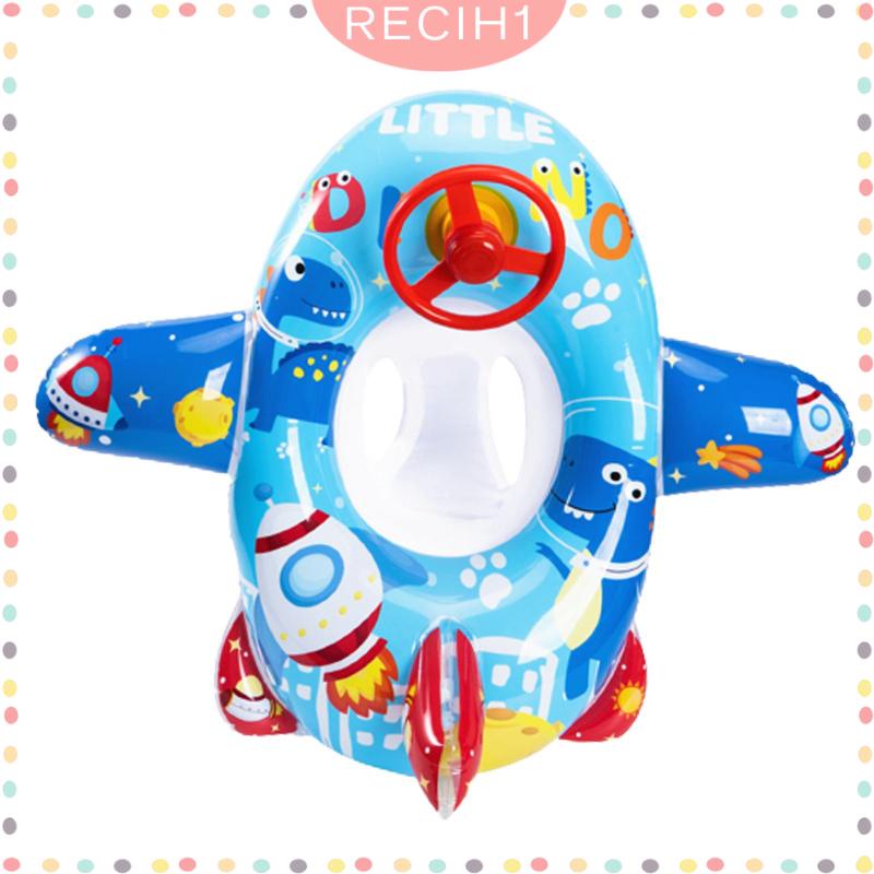 Phao Bơi Bơm Hơi Hình Chiếc Máy Bay Dễ Thương Cho Bé