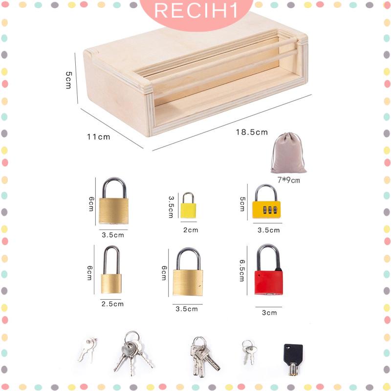 Bộ Đồ Chơi Khóa Di Động Phù Hợp Cho Trẻ Mẫu Giáo