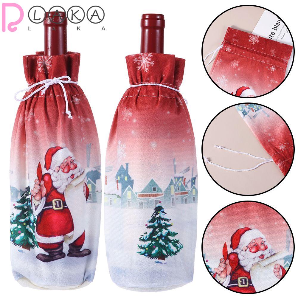 Vỏ Bọc Chai Rượu Hoạ Tiết Giáng Sinh Dễ Thương