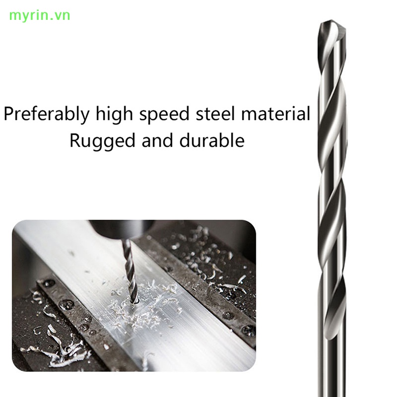 Set 10 Mũi Khoan Xoắn Bằng Chất Liệu Cứng Dùng Để Khoan Gỗ DIY