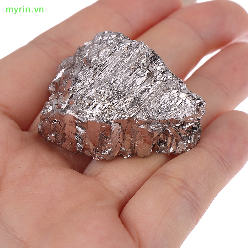 10g 100g Bismuth Ingot Kim Loại Nguyên Chất Cao Làm Pha Lê Bismuth Thí Nghiệm Bismuth