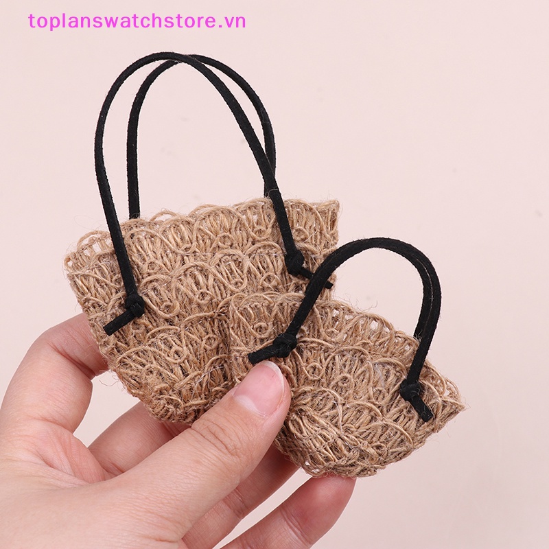 Túi Xách Rơm Đan Thời Trang Cho Búp Bê
