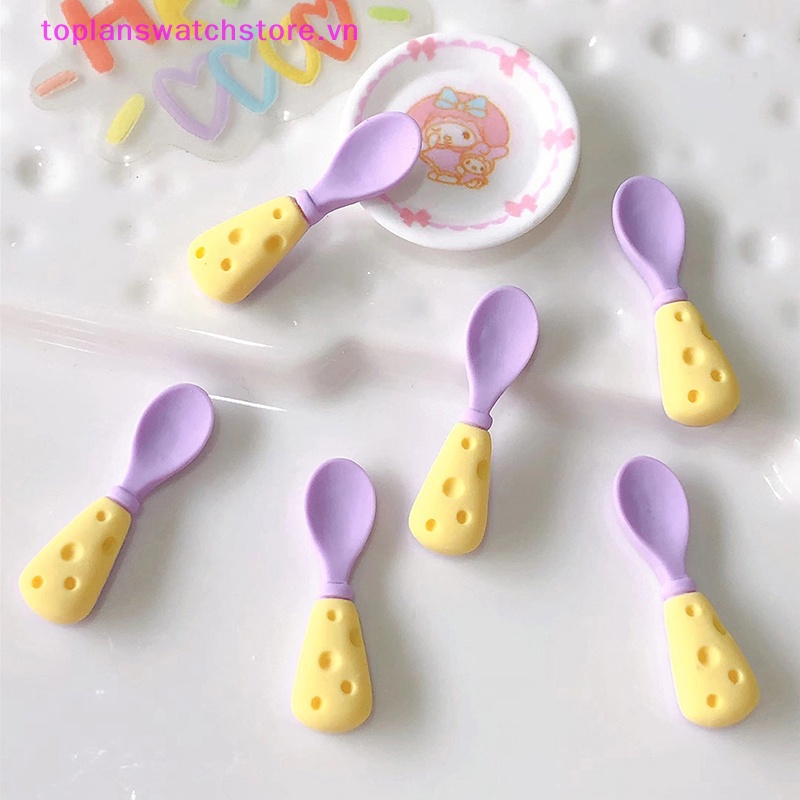 Set 10 Muỗng Mini Trang Trí Nhà Búp Bê
