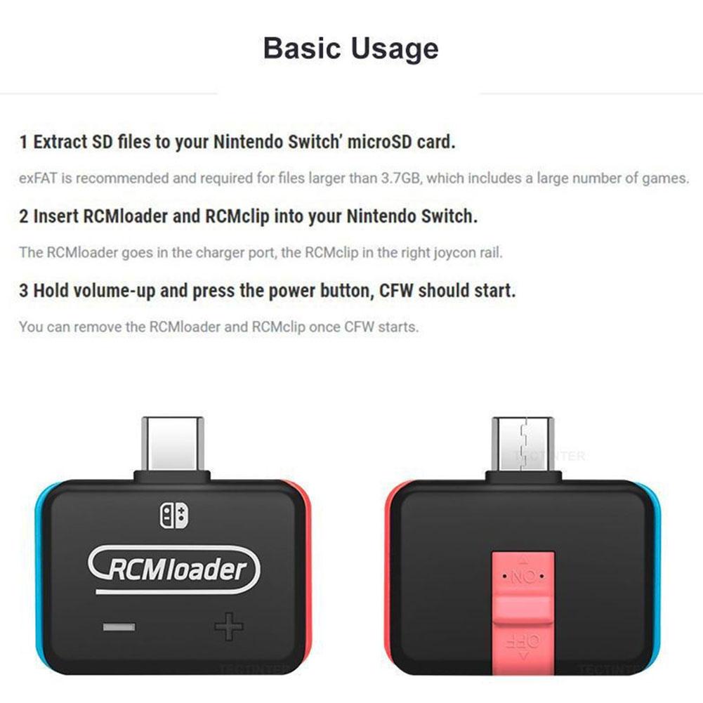Công Tắc RCM Tự Động Tải Trọng Với Cáp Dữ Liệu USB Phù Hợp Với Switch Game B6I7