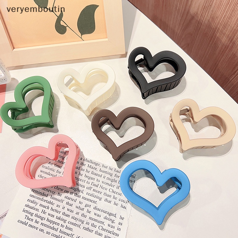 Kẹp Tóc Hình Trái Tim Phong Cách Retro Thời Trang Cho Nữ