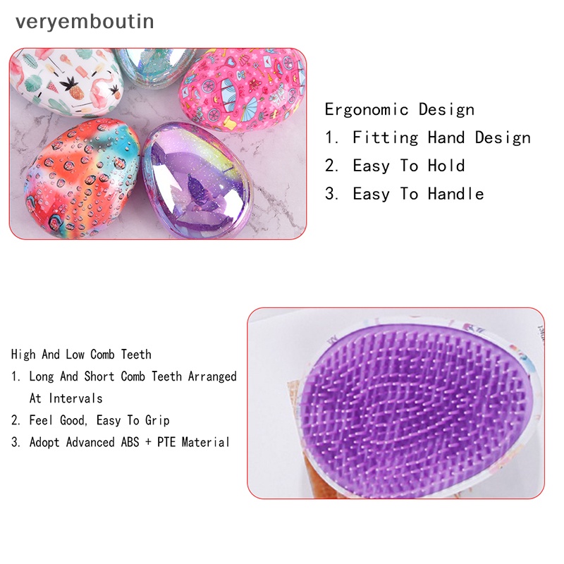 Lược Tròn Mềm Tạo Kiểu Tóc Cho Nữ