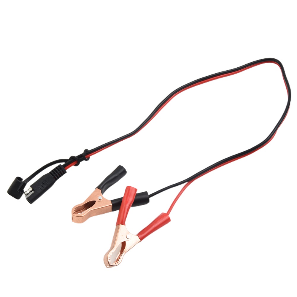 Dây Cáp Sạc Pin SAE 12V 2-Pin Màu Đỏ Đen
