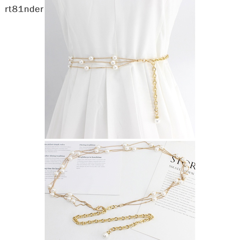 Rt Thắt Lưng Co Giãn Đính Hạt Ngọc Trai Lắp Ghép Thanh Lịch Thời Trang Cho Nữ n