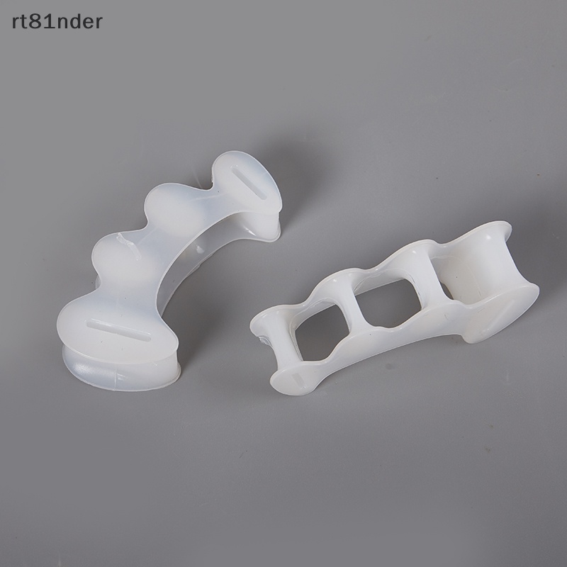 1 Cặp Đệm Silicone Cứng Chỉnh Hình Ngón Chân Cái 3 Lỗ