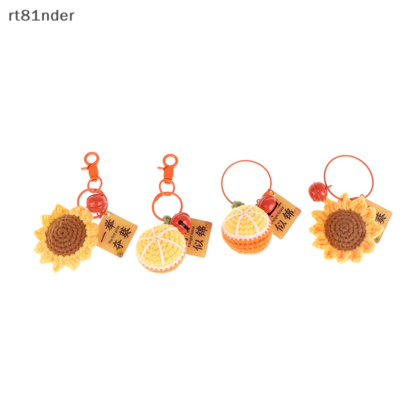 Rt Móc Khóa Đan Len Thủ Công Hình Hoa Hướng Dương Sáng Tạo n