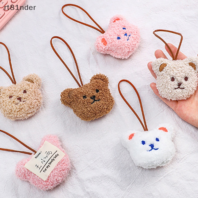 Rt Mặt Dây Chuyền Bằng PP Cotton PP Hình Gấu Hoạt Hình Dễ Thương Trang Trí Tên Trẻ Mẫu Giáo