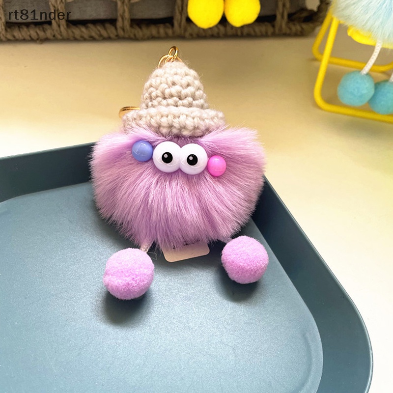 Rt Móc Chìa Khóa Hình Búp Bê Nhồi Bông Nhỏ Nhắn Dễ Thương Trang Trí Túi Xách / Balo Đi Học / Xe Hơi