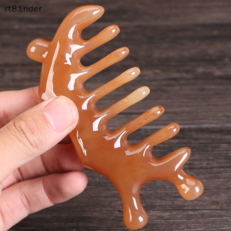 Rt 1 Lược Nhựa Răng Rộng Mát Xa Da Đầu Chăm Sóc Tóc