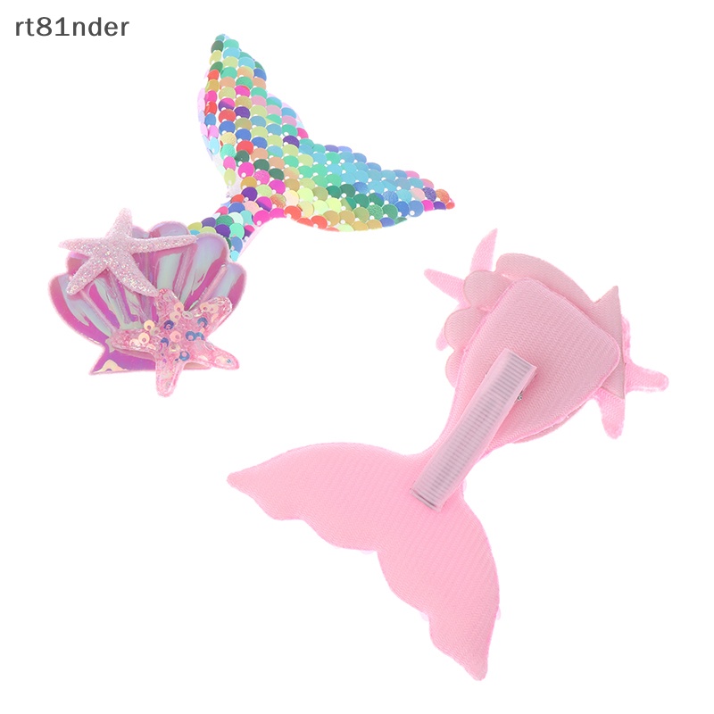 Rt Kẹp Tóc Nơ Công Chúa Tiên Cá Dễ Thương Cho Bé Gái n