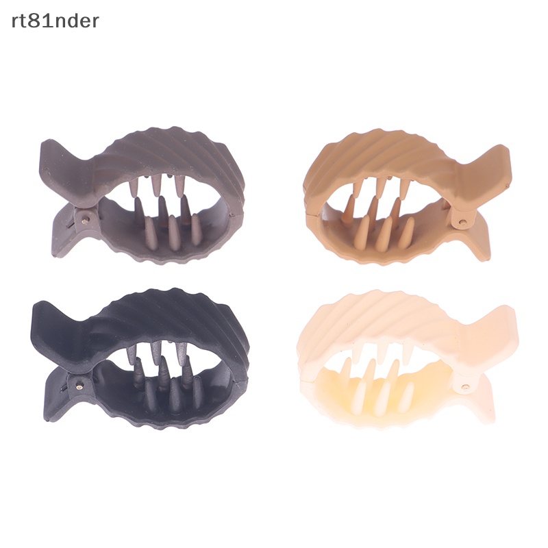 1 Kẹp Tóc Đuôi Ngựa Hình Tròn Thiết Kế Đơn Giản