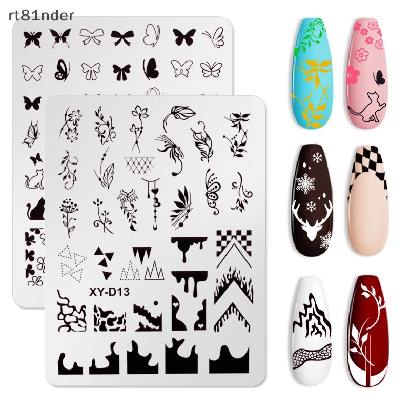 Khuôn Trang Trí Móng Tay Nghệ Thuật Hình Hoa Xinh Xắn