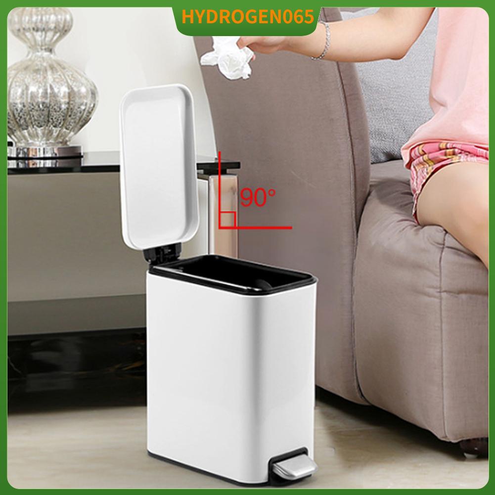 Hydrogen065 Thùng rác có bậc bằng thép không gỉ 5L thể đựng cho phòng ngủ tắm