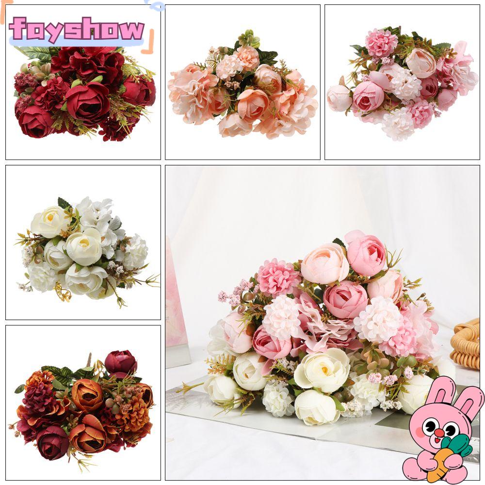 Bó Hoa Cẩm Tú Cầu Giả Bằng Lụa Dùng Trang Trí