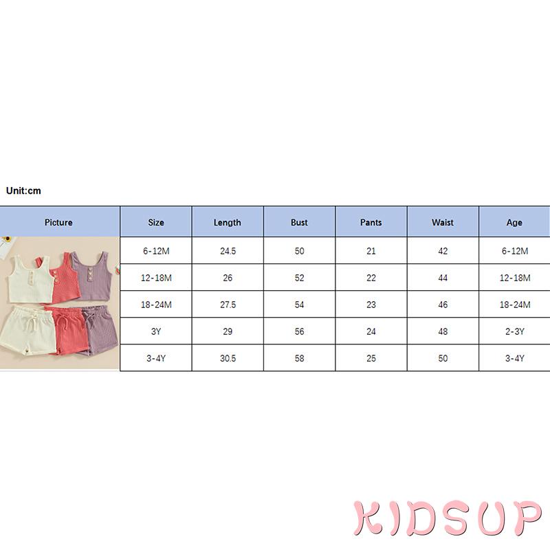 Set Đồ 1 Món Gồm Áo Dệt Kim Không Tay + Quần Ngắn Dây Rút Màu Sắc Đơn Giản Cho Bé Gái