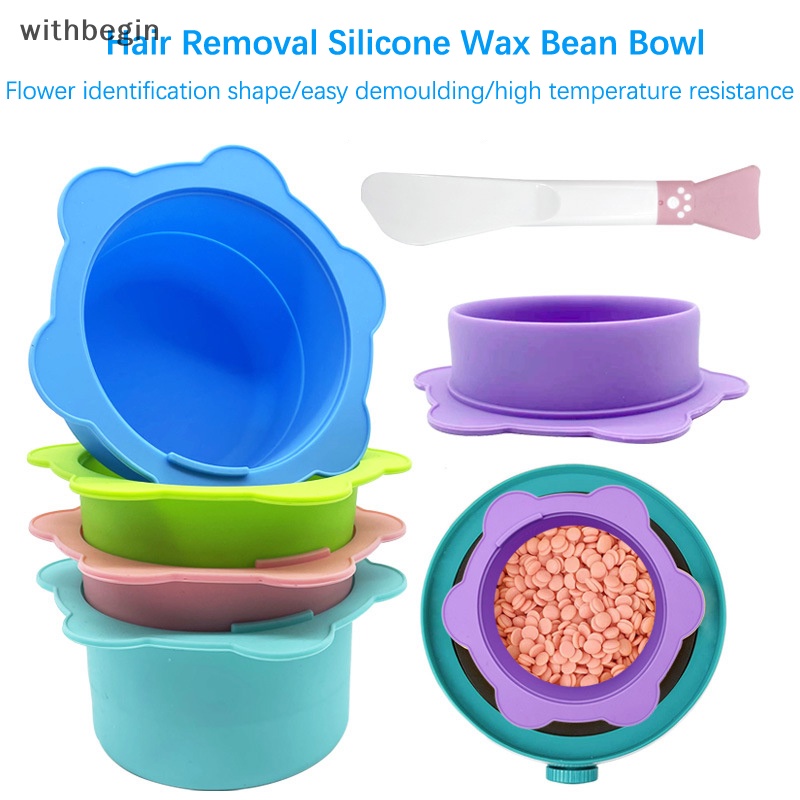 Nồi Nấu Sáp Tẩy Lông 400ml Bằng Silicone Cách Nhiệt