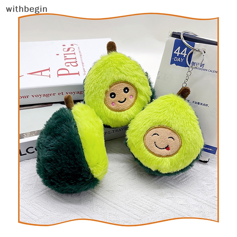 Móc Khóa Gắn Búp Bê Nhồi Bông Hình Quả Bơ Năm 2023 Dễ Thương