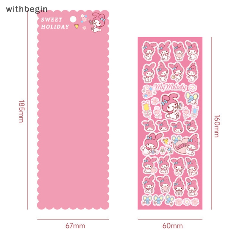 1 Gói Miếng Dán Màu Đồng Hình Hello Kitty Dễ Thương Trang Trí Sổ Tay DIY