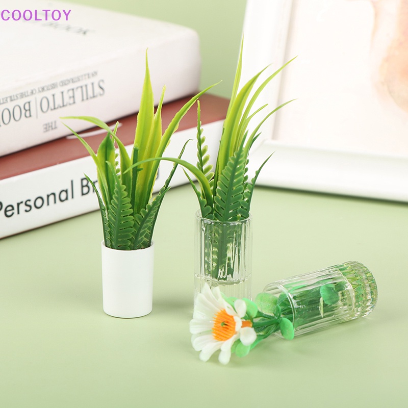 Cây Cỏ Giả Mini Tỉ Lệ 1: 12 Trang Trí Nhà Búp Bê