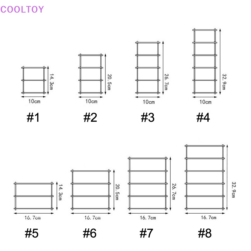 Kệ Đựng Sách Nhiều Tầng Trang Trí Nhà Búp Bê 1: 6