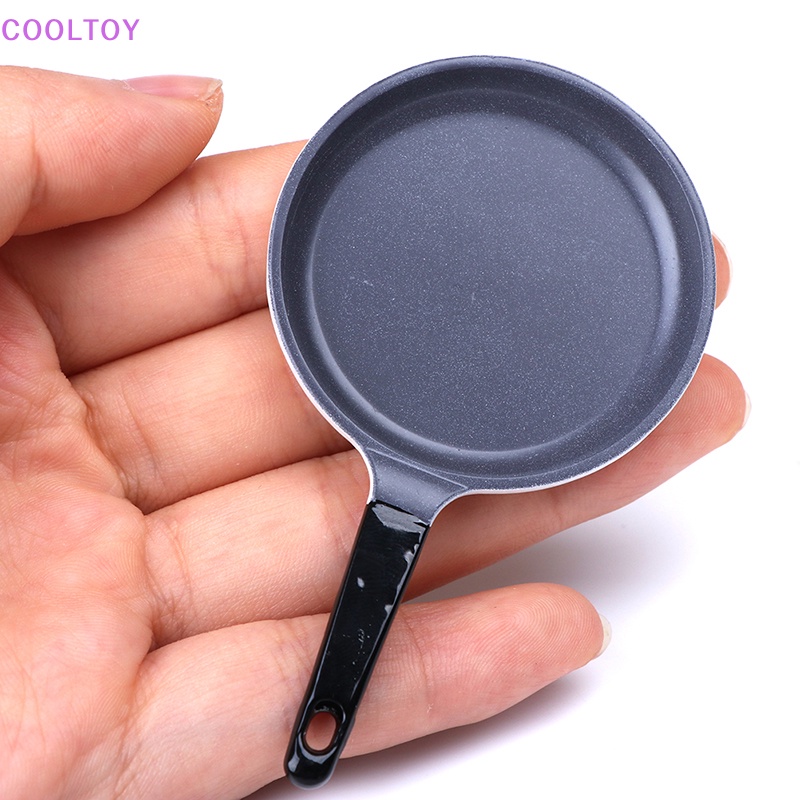 Bộ Mô Hình Chảo Và Dụng Cụ Nhà Bếp Mini Tỉ Lệ 1: 12 Trang Trí Nhà Búp Bê