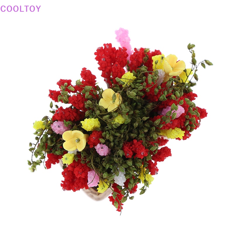 Mô Hình Chậu Hoa Trang Trí Nhà Búp Bê Tỉ Lệ 1 / 12