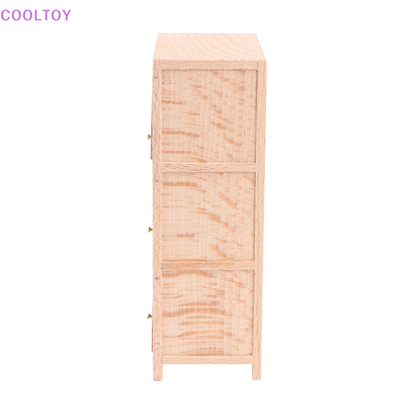 Cooltoy Mô Hình Nhà Búp Bê Bằng Gỗ Ba Tầng Tỉ Lệ 1: 12