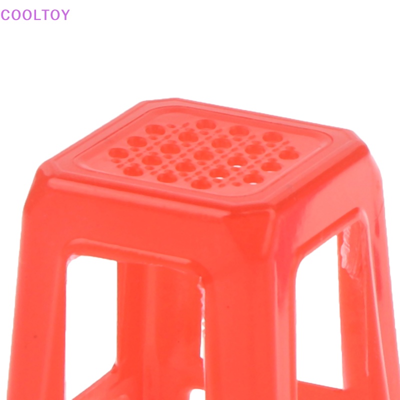 Ghế Đẩu Bằng Nhựa Tỉ Lệ 1 / 12 Trang Trí Nhà Búp Bê