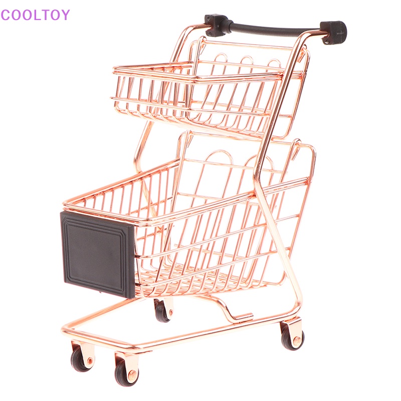 Mô Hình Xe Đẩy Siêu Thị Mini Dễ Thương 1 / 6