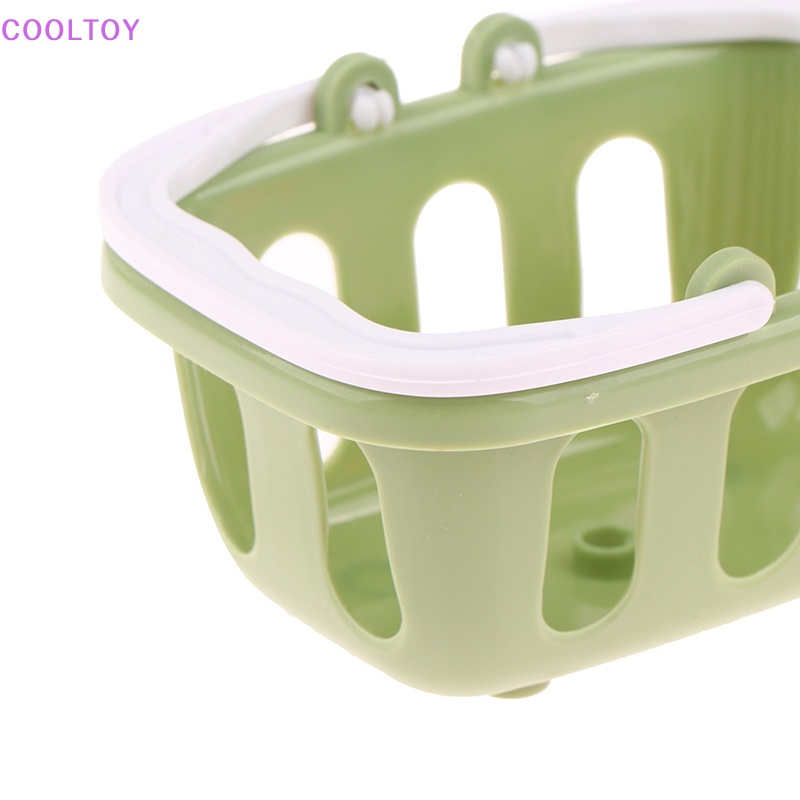 1 Giỏ Mua Sắm Mini Bằng Nhựa Trang Trí Nhà Búp Bê