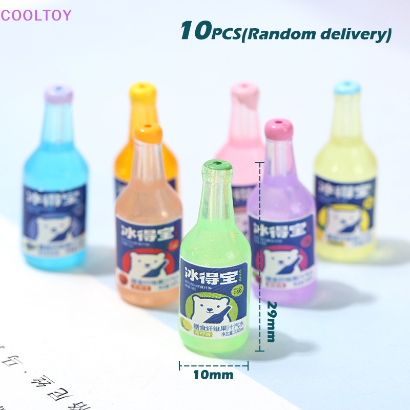 Cooltoy Set 10 Mô Hình Bình Nước mini Tỉ Lệ 1: 12 Trang Trí Nhà Búp Bê