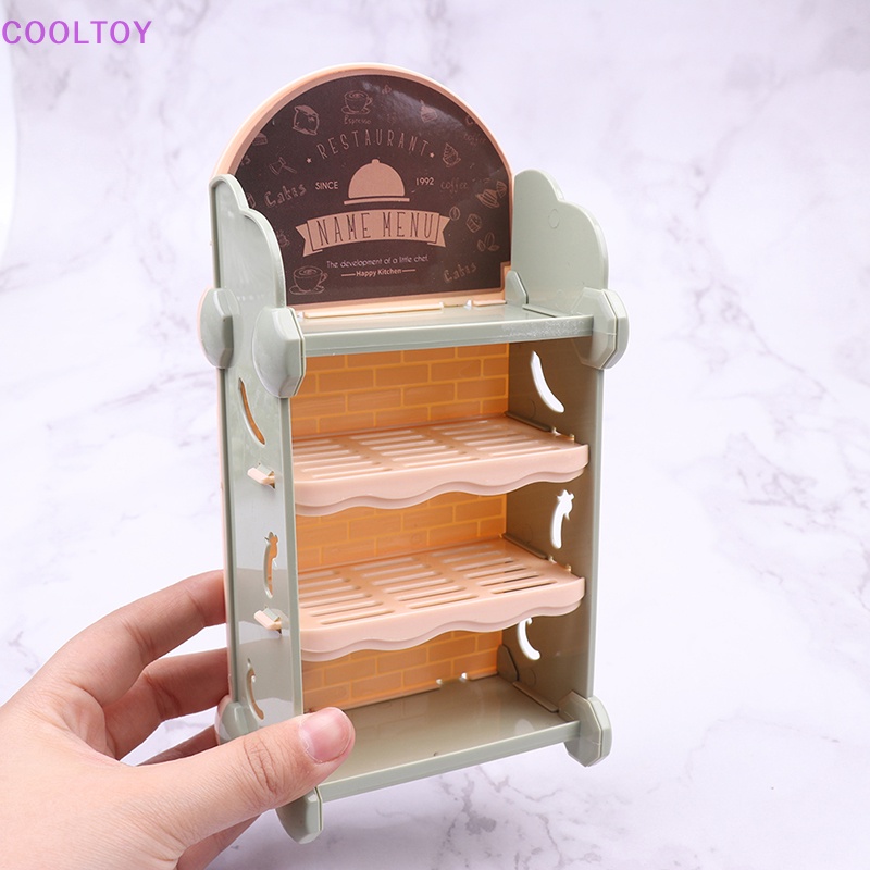 Tủ Ba Tầng Mini Trang Trí Nội Thất Nhà Búp Bê COOLTOY 1: 12