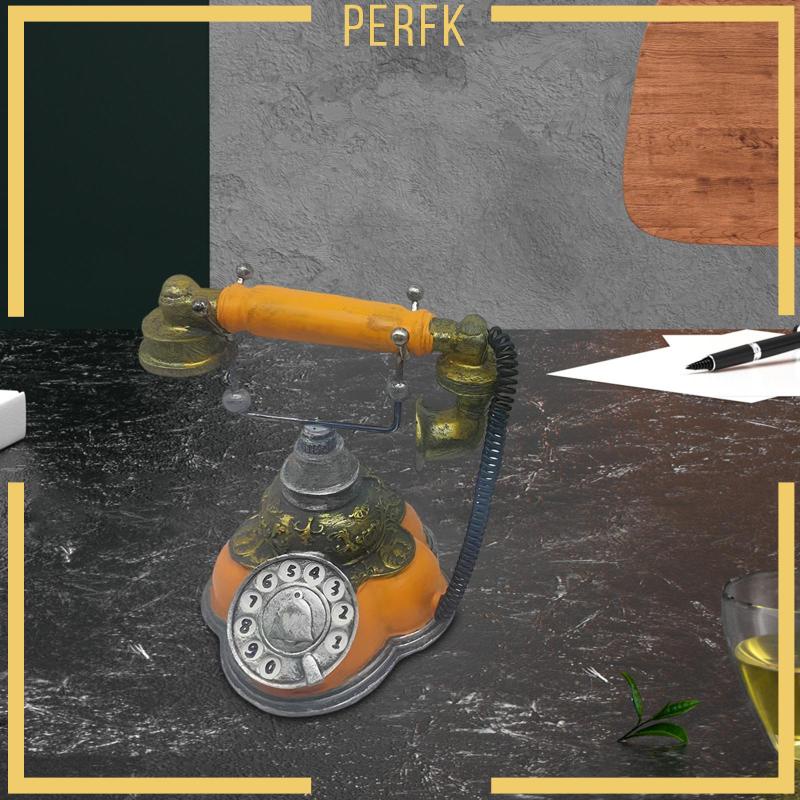 [Perfk] Mô Hình Điện Thoại Xoay Thời Trang Châu Âu Trưng Bày Cửa Sổ Nhà Ở