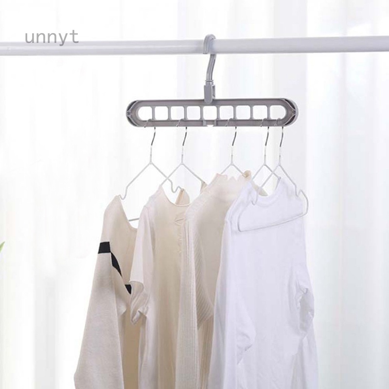 Móc Treo Quần Áo Chín Lỗ Có Thể Xoay Tiết Kiệm Không Gian Đa Năng