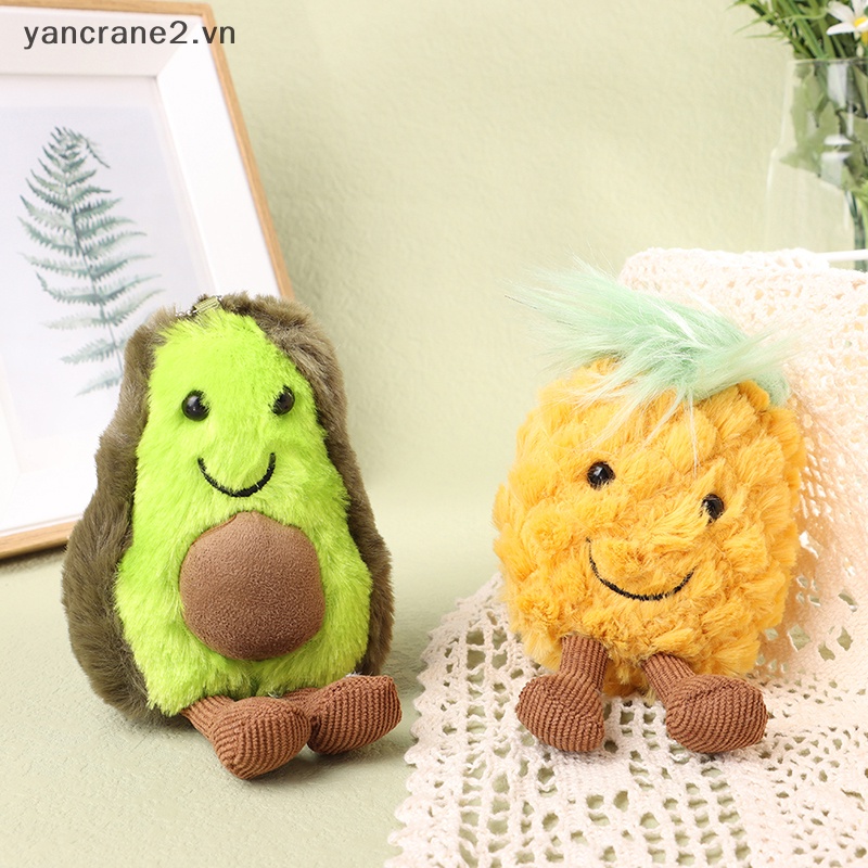 Móc Chìa Khóa Hình Trái Cây Nhồi Bông Mềm Mại Đáng Yêu {yancrane2.vn} {YAN2}