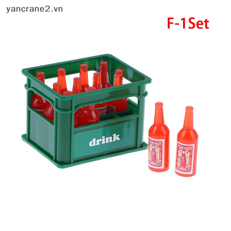 1 Bộ Chai Nước Ngọt / Lon Soda Mini 1: 12 Dùng Trang Trí Nhà Búp Bê / Tiểu Cảnh / Nhà Búp Bê